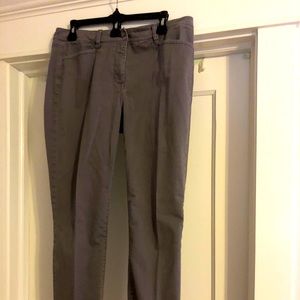 Pants.  Grey straight cut. Talbots